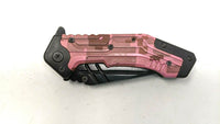 Razor Tactical Survival Series Folding Pocket Knife Combo Liner Digital Camo