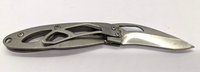 Husky Silver Single Plain Blade Pocket Knife