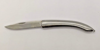 Unbranded Plain Edge Clip Point Slip Metal Handle Joint Folding Pocket Knife