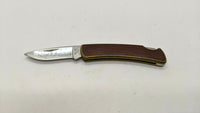 Rare Vintage Buck 527 USA 1988 Folding Pocket Knife Lockback Wood  *Damage*