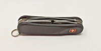 Retired Wenger Evo 14 Soft Touch Pocket Knife Scissors Medium Locking Blade Awl
