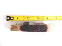Steel Warrior Red Bone 2 Blade Folding Knife