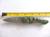 Sheffield Army Camo Green Single Blade Folding Pocket Knife